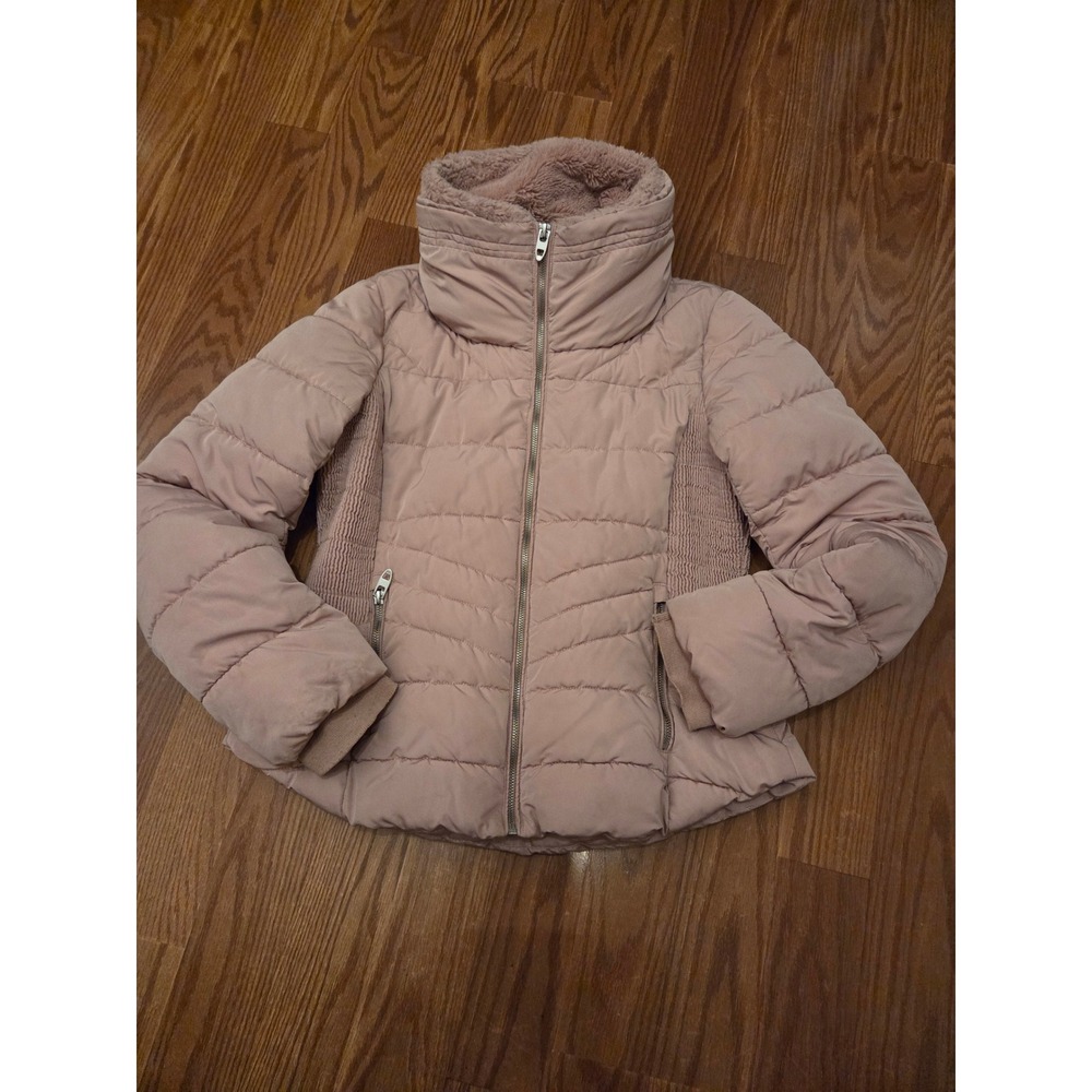 Zara Blush Pink Puffer Jacket